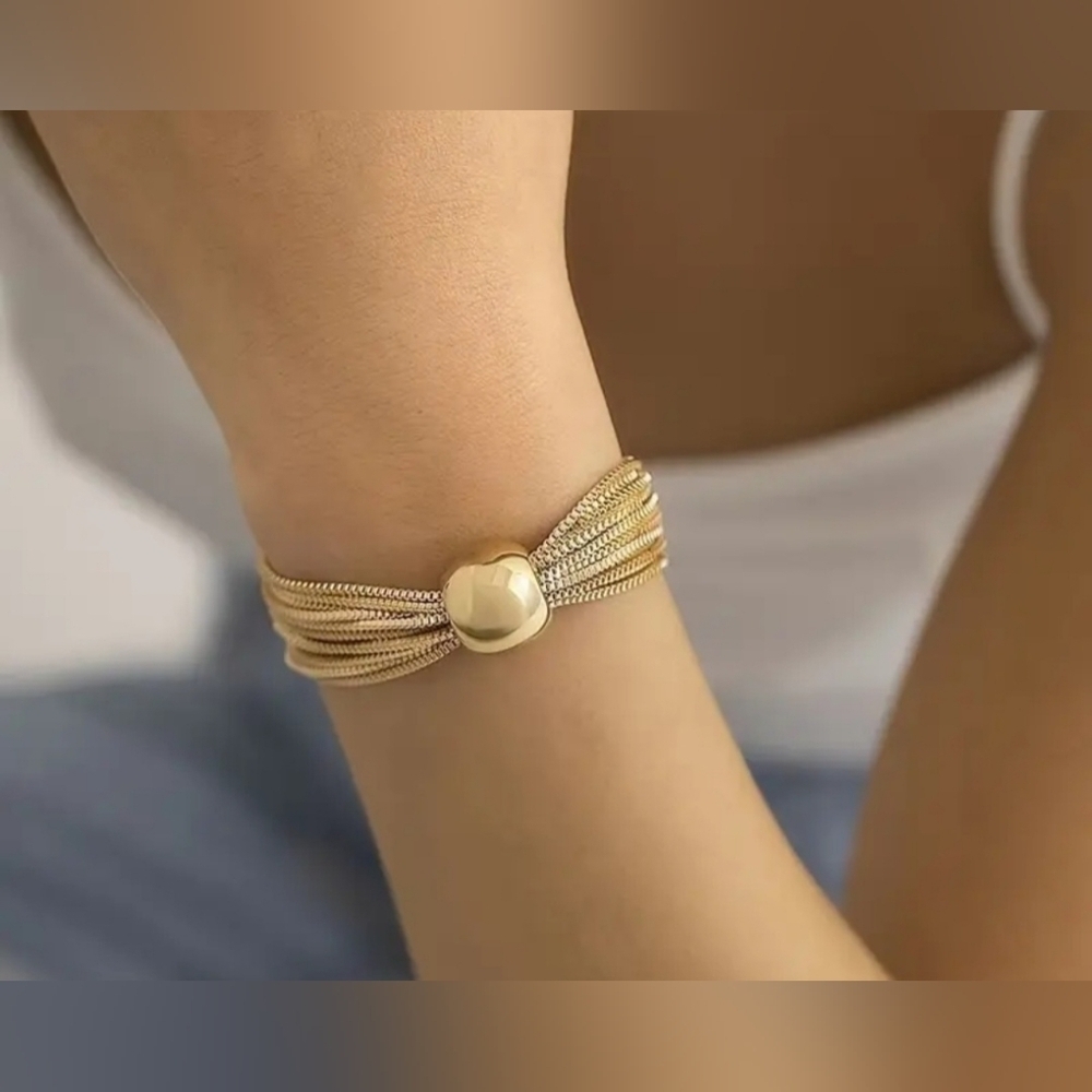Cover Me In Gold and Silver Women's Bracelet NWT!
